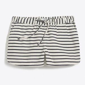 J.Crew Striped 3" Linen Cotton Drawstring Shorts